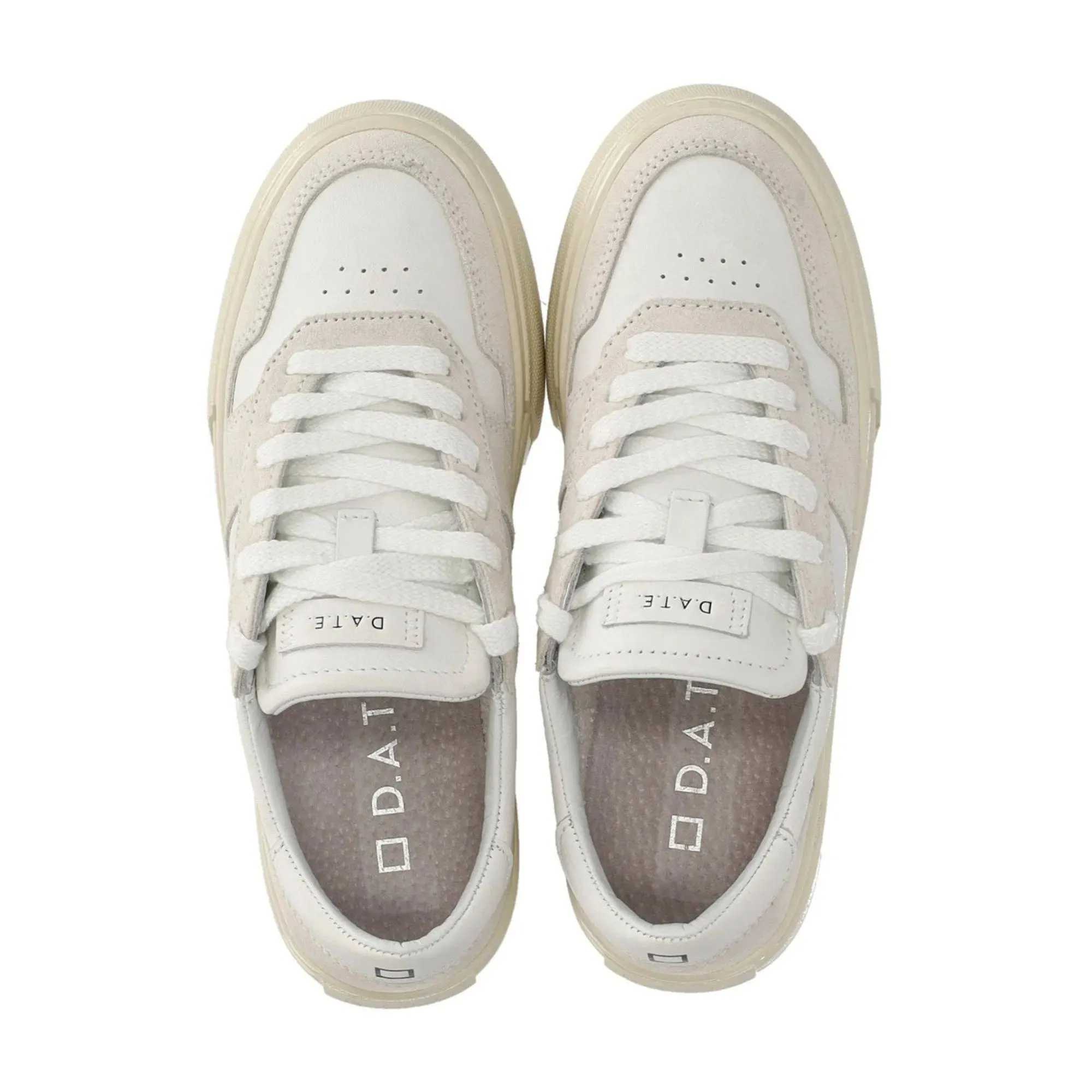   D.A.T.E  D.A.T.E. STUDIO BICOLOR WHITE SNEAKER weiß  Low-Top Sneaker 