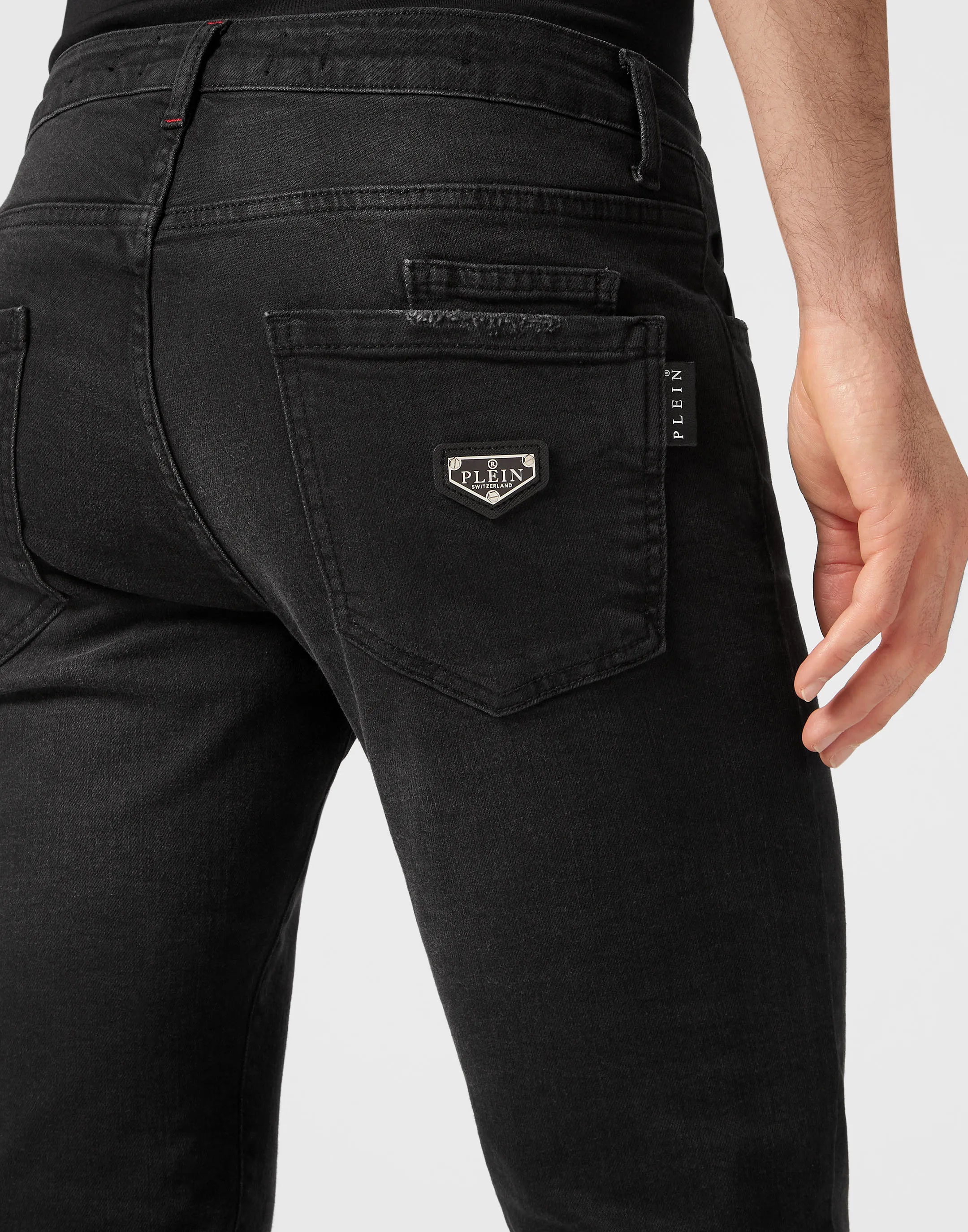 Denim Trousers Straight Cut Supreme Iconic Plein Basic