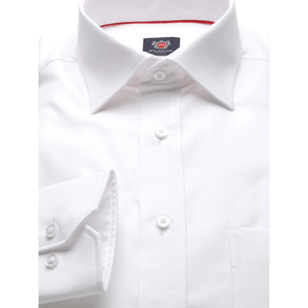 Herren Hemd London (Körperhöhe 176-182) 8714 in white farbe mit einstellen 2W Plus