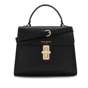   Isabel Bernard  Isabel Bernard Femme Forte damen Handtasche Schwar Schwarz  Satchel 