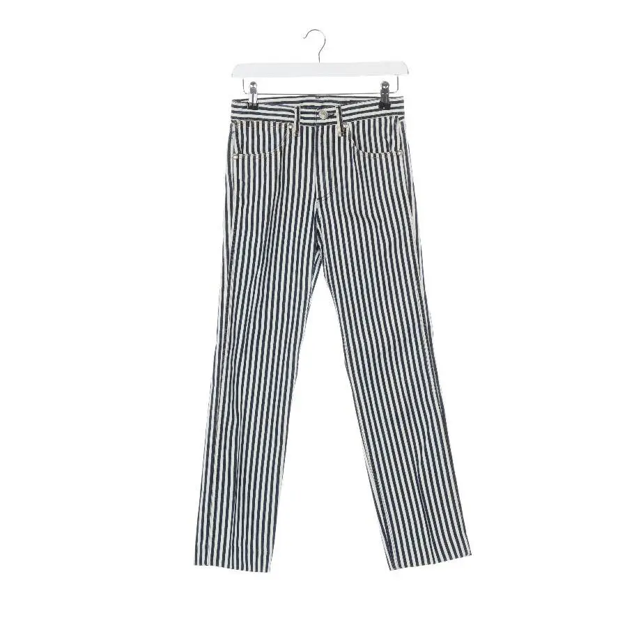 Jeans Straight Fit W24 Weiß