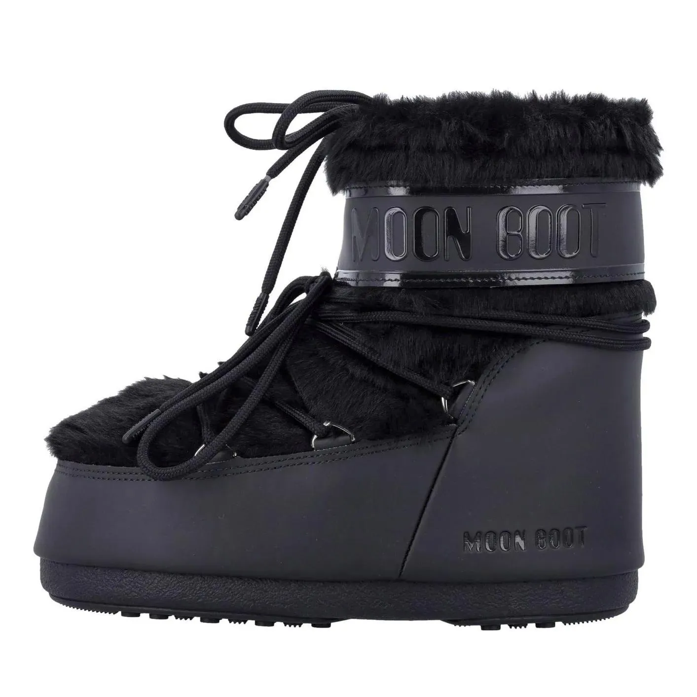   Moonboot  LOW CLASSIC ICON FAUX FUR schwarz  Low-Top Sneaker 