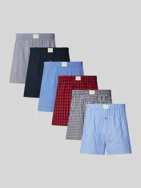 Phil&Co. Boxershorts mit Label-Patch im 6er-Pack (rot) online kaufen