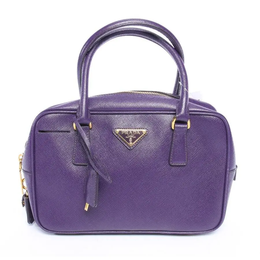 Saffiano Handtasche Lila