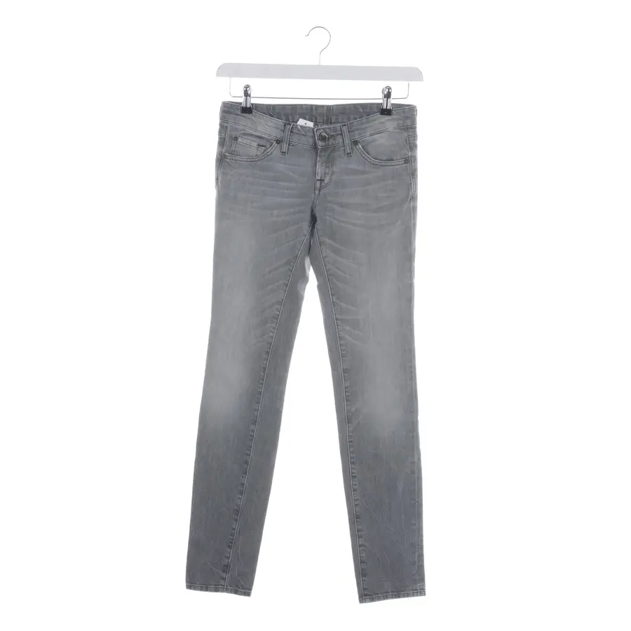 Skinny Jeans W25 Grau